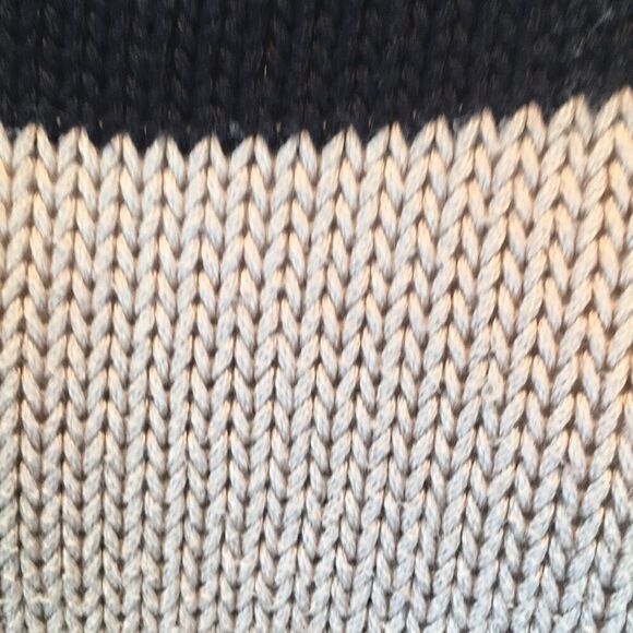 Kaoru Izushi art sleeveless color block sweater brown cream orange black Medium - Picture 6 of 8